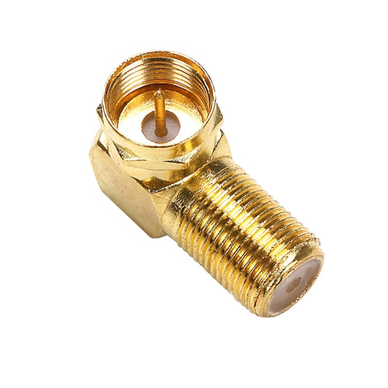 TLS.Eagle F Type Right Angle 90 Degree Male to Female Cable Connector Coax Adapter Pack of 5 - Image 5
